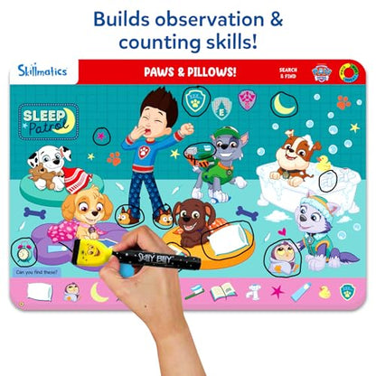 Skillmatics Search and Find PAW Patrol Educational Game - Reusable Preschool Learning Activities, Perfect for Toddlers & Kids Who Love Toys, Art & Crafts, Gifts for Boys & Girls Ages 3, 4, 5, 6 - style: 3. Search & Find PAW Patrol