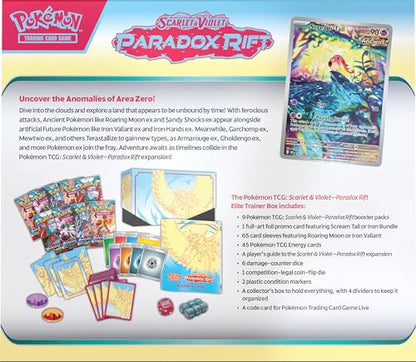 POKEMON TCG: Scarlet and Violet: Paradox RIFT: Elite Trainer Box - Roaring Moon - color: Paradox Rift - Roaring Moon