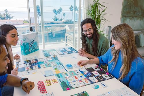 Stonemaier Games: Finspan - A Wingspan Game by David Gordon & Michael O’Connell | A Relaxing Strategy Board Game About Collecting Fish and Ocean Diving for Adults and Family | 1-5 Players, 60 Mins