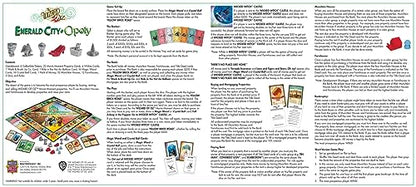 MasterPieces Opoly Board Games - The Wizard of Oz Emerald City Opoly - Officially Licensed Board Games for Adults, Kids, & Family