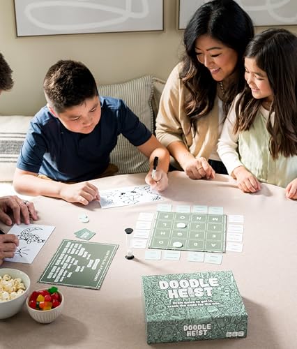 The Quick Drawing and Deduction Family Party Game for Kids, Teens, College Students, Adults & Families - Perfect for Fun Parties and Board Games Night with Your Group