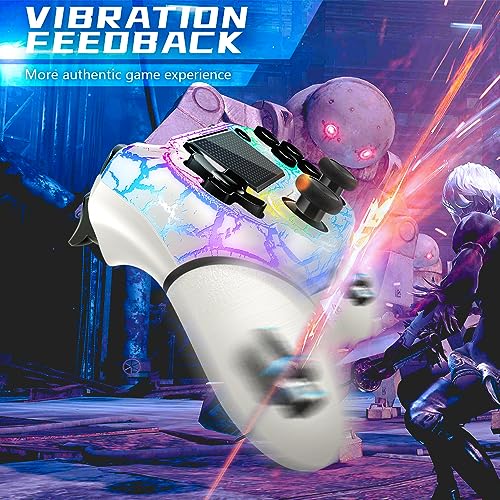 AceGamer Wireless Controller for PS5/Pro/Slim/Windows PC, Hall Effect Joysticks, Macro/Turbo Function - color: Black