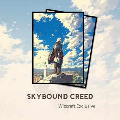 Skybound Creed - MTG Card Sleeves, 104ct, Standard Size, Smooth | Perfect for Double Sleeving, Smudge Resistant Matte Back, Standard 66x92mm - Compatible with Magic The Gathering & TCG Cards - color: Skybound Creed, size: Smooth