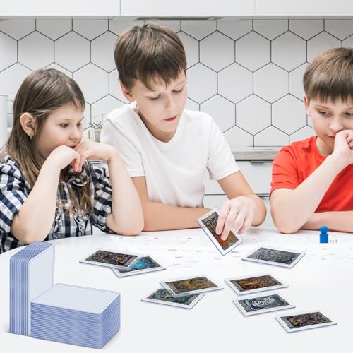15 Pack Top Loads for Cards 3"x4" Hard Plastic Card Sleeves | Baseball Card Protectors Hard Plastic Sports Card Holder for Trading Cards, Baseball Cards, Game Cards