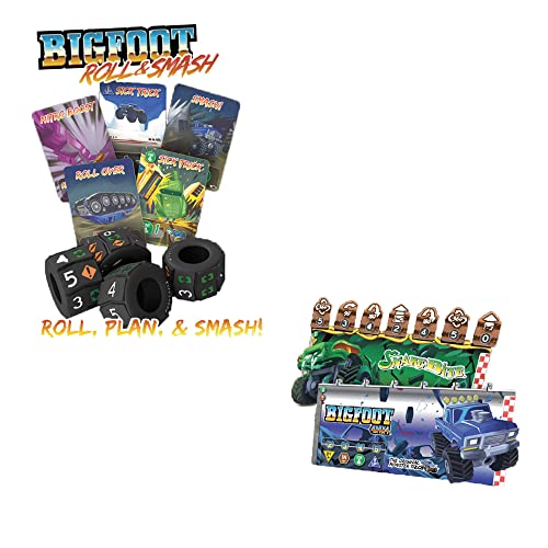 | BIGFOOT: Roll & Smash | Dice and Puzzle Game | Press Your Luck Board Game | 2 to 4 Players | Ages 8+ - style: Base