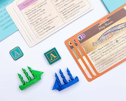 Victory Point Games Nemo's War Journey's End Expansion, 2-Player Variant | Victory Point Games Nemo's War: Journey's End expansion; 2-player variant, new character & finale cards