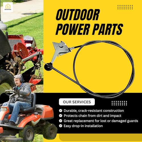 Throttle Cable 055‑8020‑00 Compatible with Bad Boy ZT Elite Also for Maverick Outlaw Walk Behind Zero Turn Mowers Replacement Control Cable 53 Inch