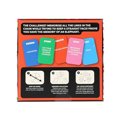 Party Crowd Mumbo Jumbo Party Game with Friends or Family Fun, Party Game for Kids or Adults Singing, Dancing, Acting Hilarious Board Games for Holidays, Funny Memory Stocking Stuffer, Camping Ages 8+