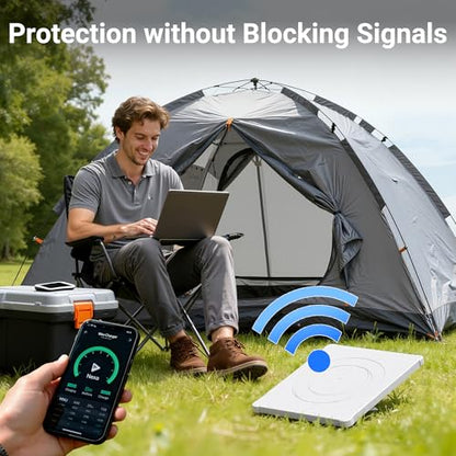 DAIERTEK Starlink Mini Cover, White Silicone Protective Case | Waterproof, Anti-Scratch, Satellite Dish Accessories, For Outdoor Travel RV/Truck/Trailer - color: White