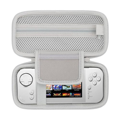 Aenllosi Storage Case for Blaze Evercade EXP/Blaze Evercade EXP-R, White | Hard shell construction, Water-resistant design, Impact-resistant design, Protective case only - style: For Exp/Exp-r Handheld
