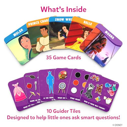 Skillmatics Guess in 10 Card Game Disney Princess – Gift for Preschool Kids | Family Trivia Game, Educational Travel Toy, Board Game, Cinderella, Ariel, Screen-Free Fun, Girls & Boys Ages 3, 4, 5, 6 - style: 5. Disney Princess