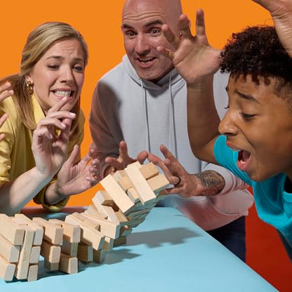Official Hasbro Games Jenga Game | Digital Die for 6 More Ways to Play | Original Wood Block Game | Stacking Tower | Ages 6+ | 1+ Players | Party Games