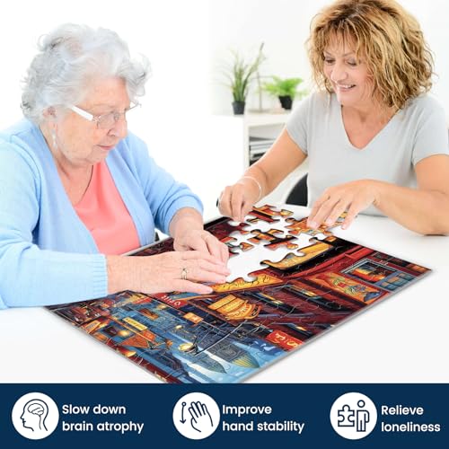 3 Pack 48 Large Piece Puzzle for Seniors Puzzles Dementia Alzheimer's Products and Activities for Elderly Large Piece Puzzles Alzheimer's Easy Puzzles Gift Memory Games for Patients, 3 Storage Bag - style: 48 Large Pieces