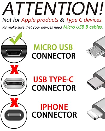 BestCH 3ft for Sony PS4 Controller Micro 5Pin USB Charging Charger Cable Cord