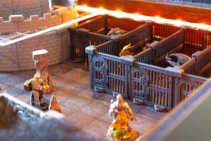 Dirt Cheap Dungeons - Jail Cell Kit | Modular & Customizable | Injection-Molded for Superior Durability | TTRPG Accessories for D&D, Daggerheart, & Tabletop Gaming