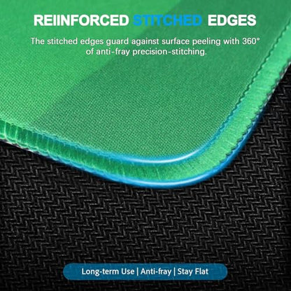 Large Gaming Mouse Pad, Waterproof Mousepad with Stitched Edges, Non-Slip Rubber Base, XXL Computer Long Keyboard Mouse Mat for Gamer, Office & Home, 31.5" x 15.7", Marble Green - color: Marble Green, size: 31.5 inches x 15.7 inches