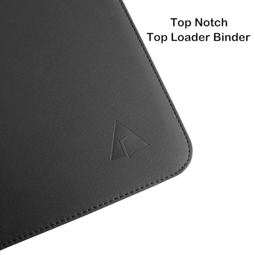 Top loader Binder, Holds 432 Top Loaders, 9 Pockets Top Loader Binder with Sleeves for Cards in 3'' x 4'' Top loaders - color: Black