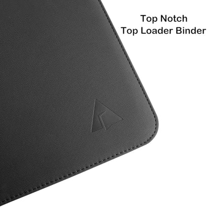 Top loader Binder, Holds 432 Top Loaders, 9 Pockets Top Loader Binder with Sleeves for Cards in 3'' x 4'' Top loaders - color: Black