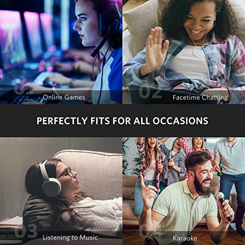 UGREEN Headphone Splitter 3.5mm 2 Female to 1 Male Mic and Audio Y Splitter | TRRS Headset Adapter, Separate Audio and Mic Jacks, Braided, Compatible with Switch 2/PS4/PS5 Steam Deck Xbox PC Laptop Phone