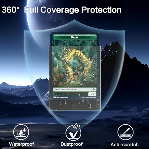 1000 Count Card Sleeves, MTG Card Sleeves for Standard Cards, 10 Colors Trading Cards Sleeves Fit for TCG, Baseball, Football Card, Sports Cards, Game Cardsnts Card Sleeves (1000)
