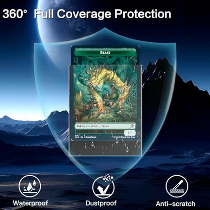 1000 Count Card Sleeves, MTG Card Sleeves for Standard Cards, 10 Colors Trading Cards Sleeves Fit for TCG, Baseball, Football Card, Sports Cards, Game Cardsnts Card Sleeves (1000)