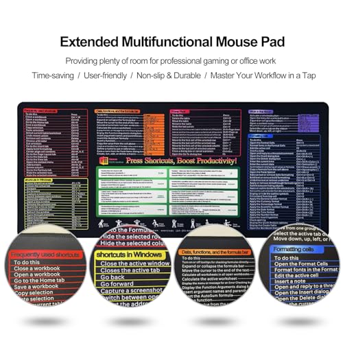 XXL Gaming Mouse Pad 35.4x15.7 Professional Large Mouse Pad & Computer Game Mouse Mat-90x40 Excelnew - color: 90x40 Excelnew, size: 35.4L x 15.7W inches