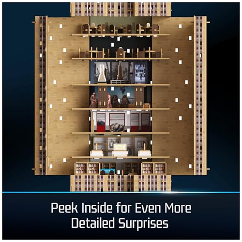 4D Build Empire State Building Replica 3D Puzzle Model Kit for Adults | 479 Premium EPS Foam Pieces, No Glue or Tools Required, Home Decor Collectible Figure for Display, Screen-Free Hobby Ages 12+