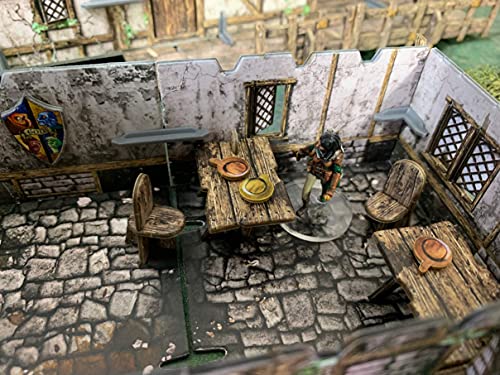 Battle Systems Fantasy Terrain Tavern - 28-35mm DND D&D RPG Wargames Historical/Fantasy Card Scenery - style: Tavern