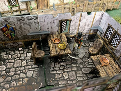 Battle Systems Fantasy Terrain Tavern - 28-35mm DND D&D RPG Wargames Historical/Fantasy Card Scenery - style: Tavern