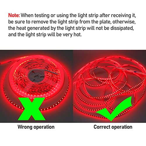 USB Red 620-625nm LED Strip 5V USB Powered 13.12ft/4M(2pcs x 6.6ft) | 240LEDs Flexible SMD2835 High Brightness No-Waterproof IP20 LED Tape Lights - color: Red