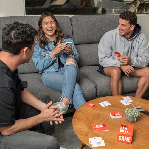 DSS Games Who Can Do It [Compete with Your Friends to Win These Challenges | Adult Party Game | Great for Game Night, Big Groups, Pregames | Gifts for Him] | 250 Challenge Cards, 3+ Players, Ages 17+, Pregame, Game Night, Gift for Him, College Party Game,