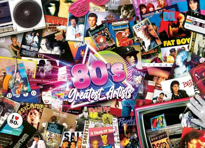 MasterPieces Greatest Hits - 80's 1000pc Puzzle - style: 80's Greatest Artists