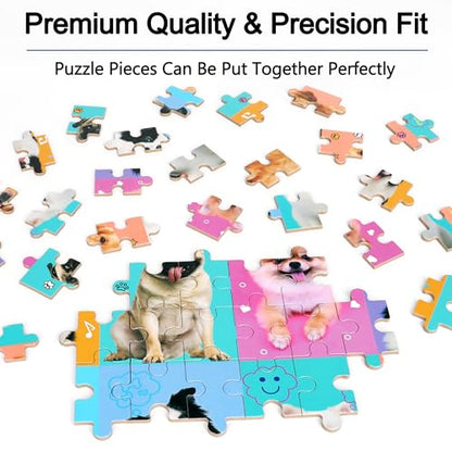LELEMON Puzzles for Kids Ages 4-6,4-Pack Dogs Fire Fighting Garbage Truck Farm 60 Piece Puzzles for Kids Ages 4-8 in a Metal Box,Educational Jigsaw Puzzles Puzzle Games Puzzle Toys for Girls and Boys - color: Dogs Fire Fighting Garbage Truck Farm