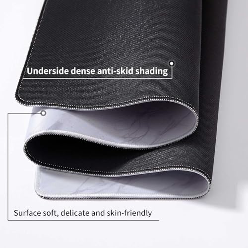 Big Mouse Pad Gaming, Stitch Mouse Pad, Pad for Keyboard and Mouse, Large Mouse Mat, Spill-Proof Surface and Anti-Skid Base, XXL 31.5” x 15.8” 80 x 40cm | DOBAOJIA XXL Gaming Mouse Mat,Desk Mat,PC Mat,Spill Proof Surface and Non-Slip Base - color: Grey Ma