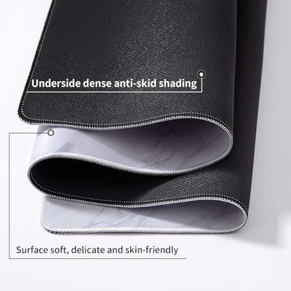 Big Mouse Pad Gaming, Stitch Mouse Pad, Pad for Keyboard and Mouse, Large Mouse Mat, Spill-Proof Surface and Anti-Skid Base, XXL 31.5” x 15.8” 80 x 40cm | DOBAOJIA XXL Gaming Mouse Mat,Desk Mat,PC Mat,Spill Proof Surface and Non-Slip Base - color: Grey Ma
