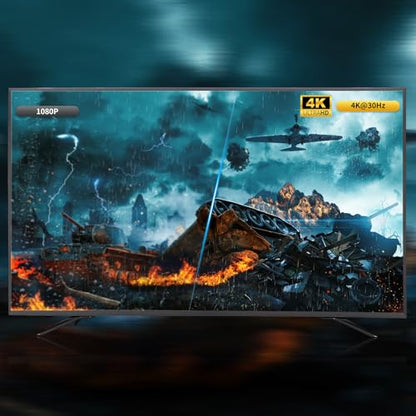 4K 2x2 HDMI Video Wall Controller, 4K@30Hz HDMI Matrix 4 in 4 Out, with 4x1 PIP Multiviewer, Support 3.5mm Audio, 90°,180°,270° Rotation & Web GUI & APP Control, Multiple Splicing Modes - size: 4K@30Hz 4x4 w/Video Wall