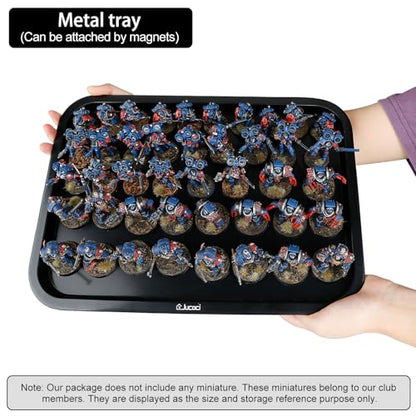 Jucoci Miniatures Storage Case Miniatures Transport Case (2 PCS Set) - size: 2 PCS Set