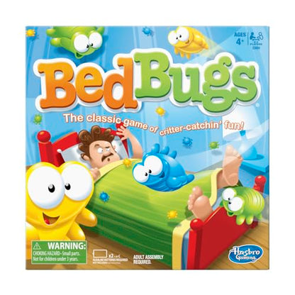 Bed Bugs Board Game | The Classic Game of Critter-Catchin’ Fun | Kids and Preschool Games | Ages 4 and Up | 2 to 3 Players | Family Games | Easter Gift for Kids (Amazon Exclusive)
