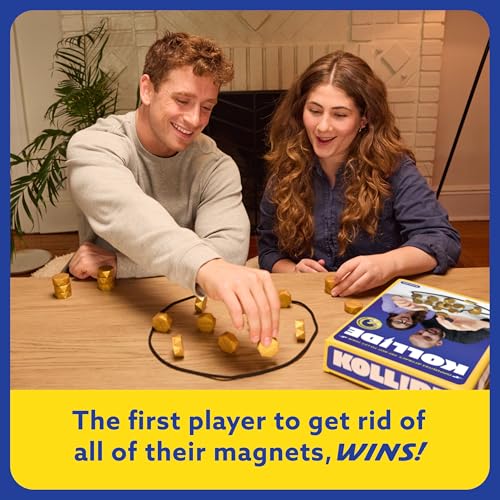Kollide by Relatable - Influencer Choice Award 2025 Winner, Exciting Magnetic Game for Family Game Night, Fun Games for Kids - Includes 1 Rope, 20 Magnets, and Instructions