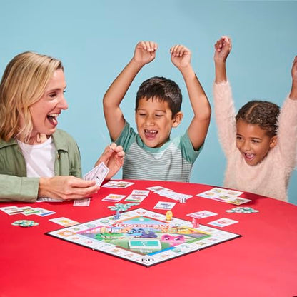 Monopoly Junior Board Game (2026 Edition) | 2 Games in 1 for Younger Kids, 2-Sided Board | Ages 4+ | 2-4 Players | 20 Mins. | Gifts for Preschoolers