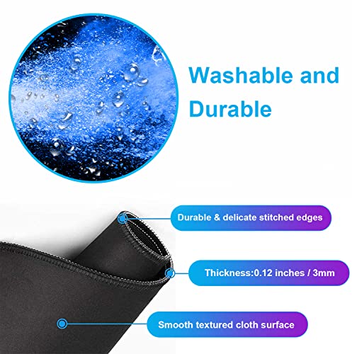Colorful Starry Sky Mouse Pad, Office, Keyboard, Laptop, and Home Desk Pad | Large Extended Mouse Pad; Full Desk Coverage; Waterproof Coating; Stable Anti-Slide Base For Gaming, Office, Study Daily Use - color: Colorful Starry Sky