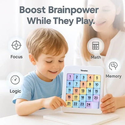 BRAINTRAIN Puzzle | A Challenging Multi-Level Game for Cognitive Growth and Fun Family Momen, Super Slide Puzzle Games to Effectively Improve Your Child's Concentration and Responsiveness ([3x3]) - color: [3x3]