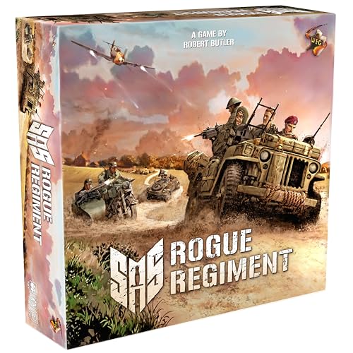 Word Forge Games: SAS Rogue Regiment - Core Game, Strategy Board Game, WWII Stealth Action Game, Military Theme, Ages 14+, 1-4 Players, 60 Min - style: Base Game