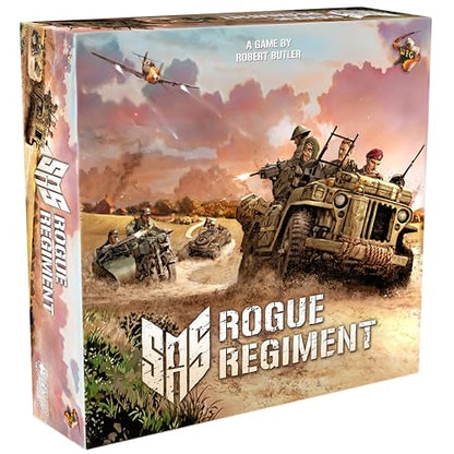 Word Forge Games: SAS Rogue Regiment - Core Game, Strategy Board Game, WWII Stealth Action Game, Military Theme, Ages 14+, 1-4 Players, 60 Min - style: Base Game