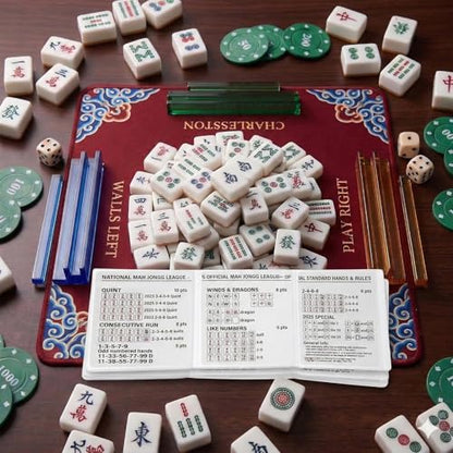 2Pcs Waterproof Mahjong Card Holder Protector Clear 6.1 × 4.96In | 2026, Durable Protective Cover Holder, Frosted Plastic, For NMJL Extra Large Cards, Mahjongg Accessories Gifts