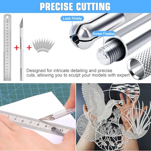 Professional 53 PCS Gundam Model Tools Kit Hobby Building Tools Craft Set Gundam Modeler Basic Tools for Basic Model Building, Repairing and Fixing - color: 53pcs