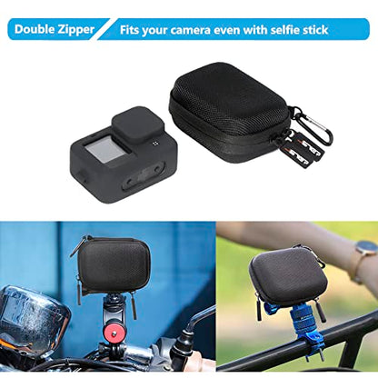 JSVER Carrying Case for GoPro Hero 13 Hard Travel Storage Case for Hero 13/12/11/10/9/8/7/6/5/4/3, DJI Osmo Action 5 Pro/4/3, AKASO Brave 8/EK7000/EK7000 Pro, Insta360 Ace/Ace Pro, Apexcam - size: Small-T1