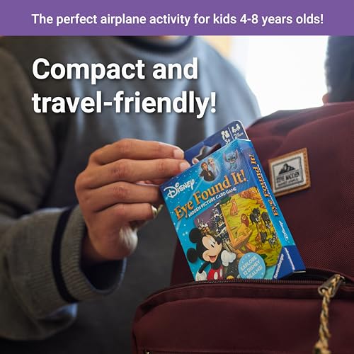Ravensburger Eye Found It! World of Disney Card Game - Fun and Educational Spot It for Toddlers, Preschoolers, Boy and Girls Ages 3-8 - Family-Friendly for Endless Fun