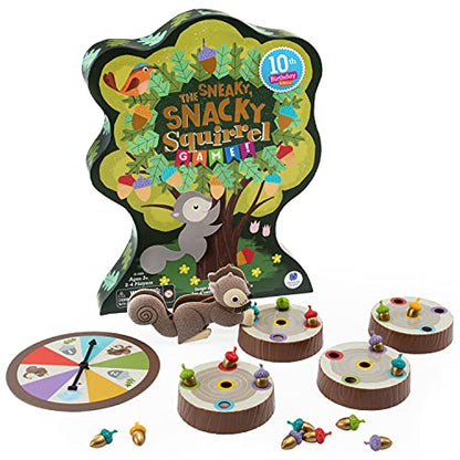 Educational Insights Sneaky, Snacky Squirrel Game! Special Edition, Easter Game for Toddler & Preschoolers, Color Matching, Fine Motor Skills, Ages 3+