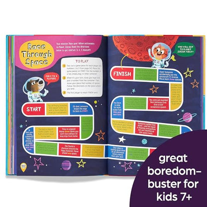 The Ultimate On-the-Go Activity Book: Travel Games and Activities Book for Kids, Packed with Road Trip Fun, Travel Games for Kids and Screen-Free Car Activities